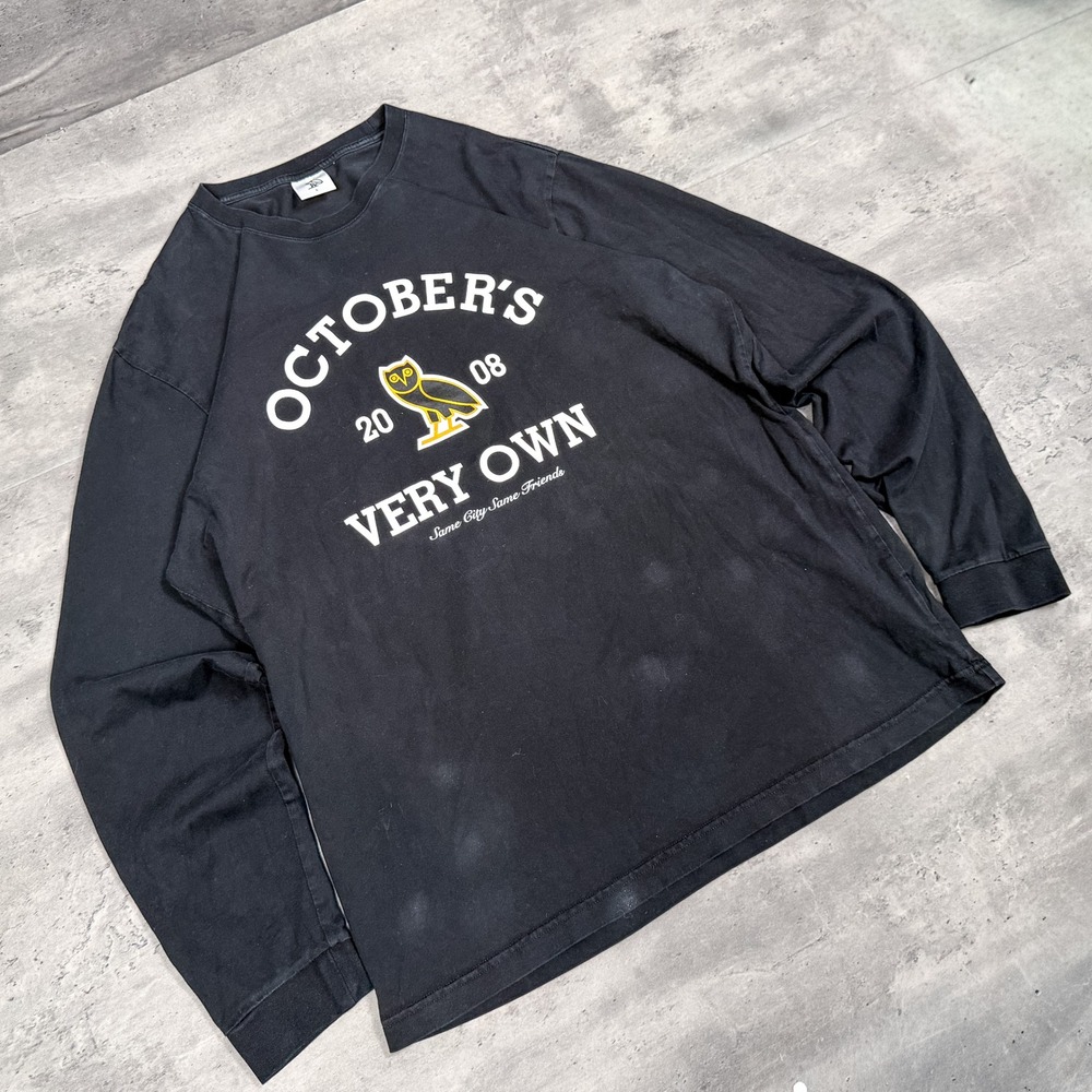 Octobers Very Own Same City Same Friends Black Long Sleeve T-Shirt